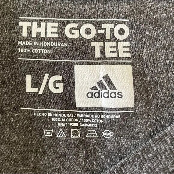 ADIDAS GOLDEN STATE WARRIORS COTTON GREY BASKETBALL T-SHIRT STEPHEN CURRY- LARGE - Picture 9 of 10